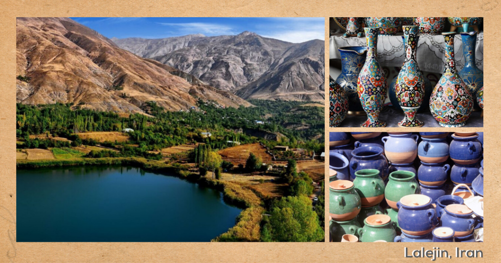 The global heartland of pottery and clay, Lalejin is a small town in Hamadan province and has been awarded the status of World’s Pottery Capital by UNESCO
