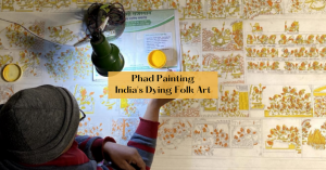 Phad Painting is an art form that conveys age old stories in the form painting