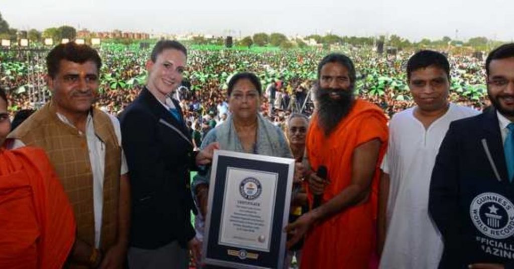 Largest Yoga Gathering - Guinness Book Of World Records From Rajasthan