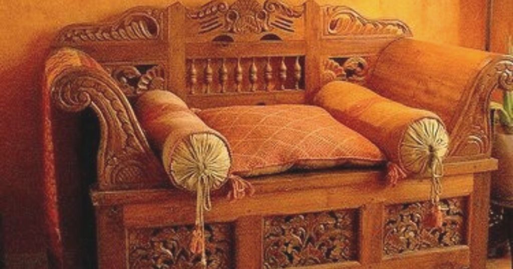 Low seating, crafted furniture and cabinets - Add Rajasthani touch to your modern home