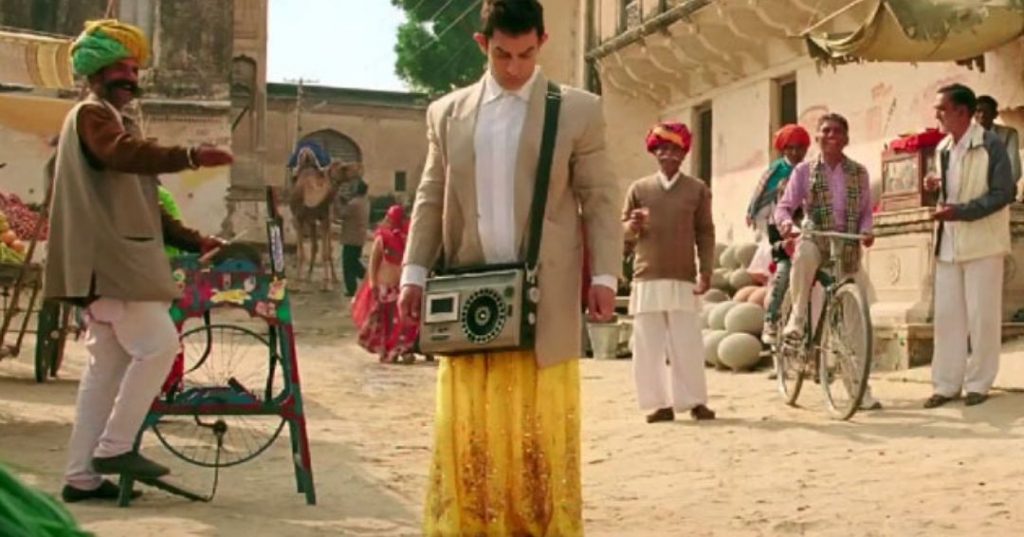 Pk - Rajasthan Fabrics In Movies