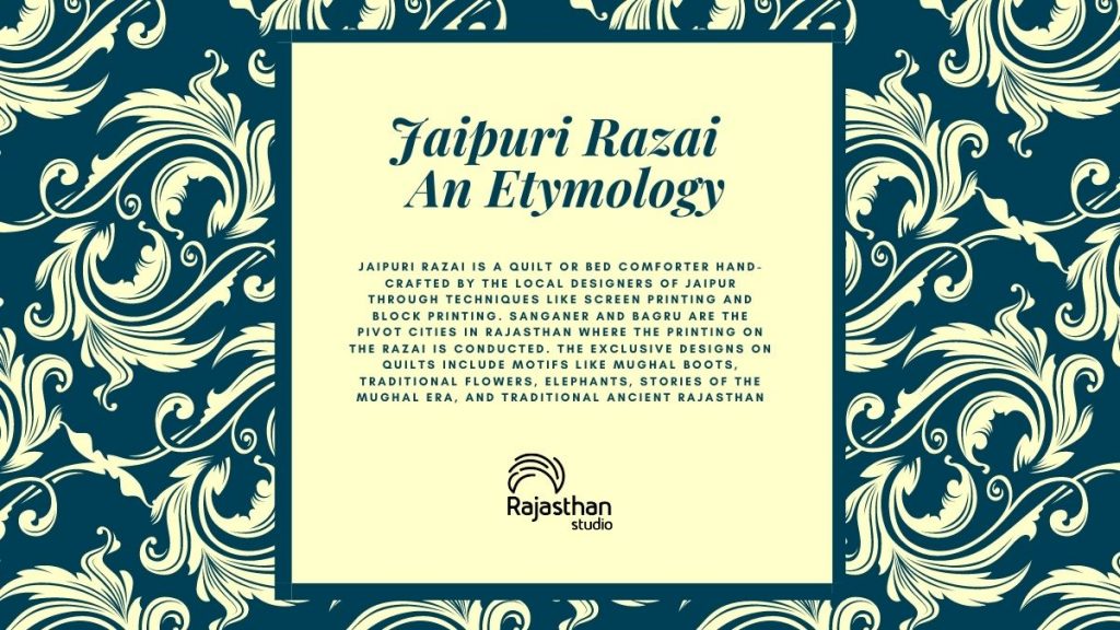 Jaipuri Razai - An Etymology