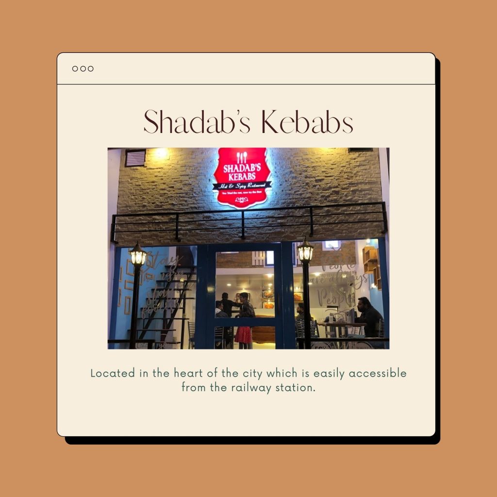 Counting Shadab’s Kebabs in the list of best Mughlai restaurant in Jodhpur is not a mistake