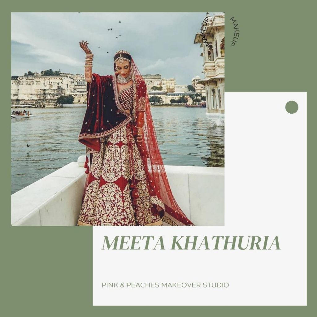 Meeta Khathuria, a beauty stylist and professional makeover artist. She is the founder of Pink & Peaches Makeover Studio.