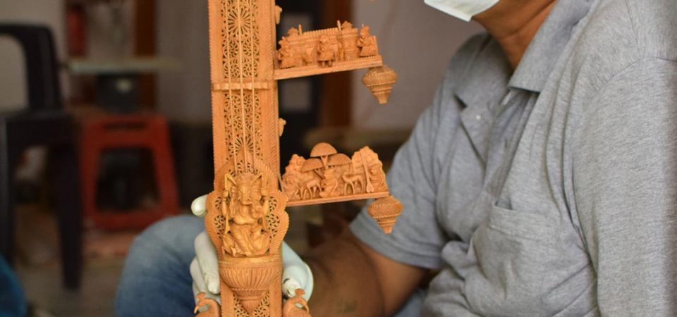 Venture Into The Ochre Land Of Sandalwood Carving