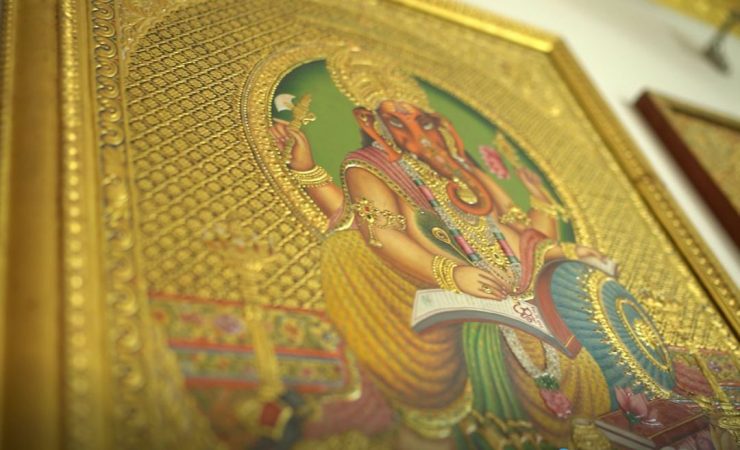 The Science In Art - Experience The Gold Emboss Painting With Dr Jyoti Swaroop Sharma