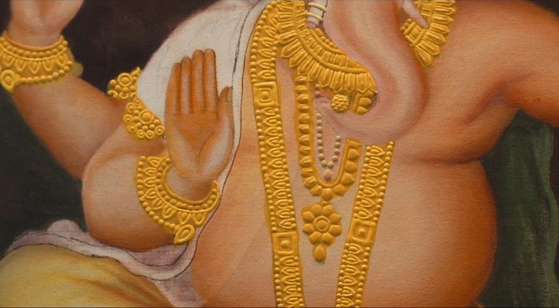 The Science In Art - Experience The Gold Emboss Painting With Dr Jyoti Swaroop Sharma