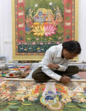 Devotion Via Pichwai Painting With Rajaram Sharma