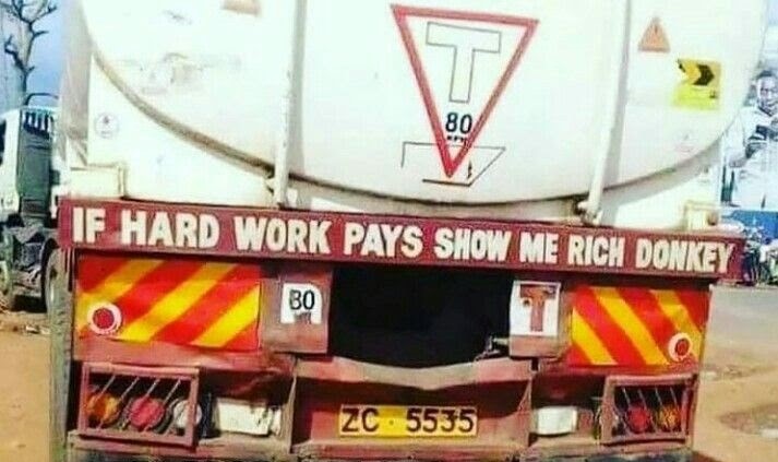 What are the most Funny Quotes Behind Trucks? - Rajasthan Studio