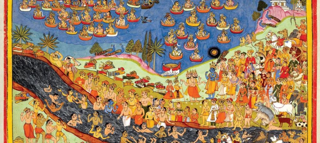 An extraordinary recreation of Ramayana by Sahibdin. 