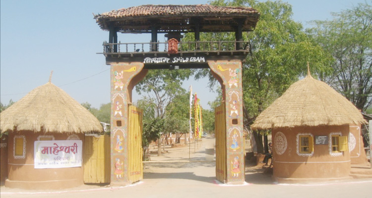 Cultural activities in Shilpgram, Udaipur